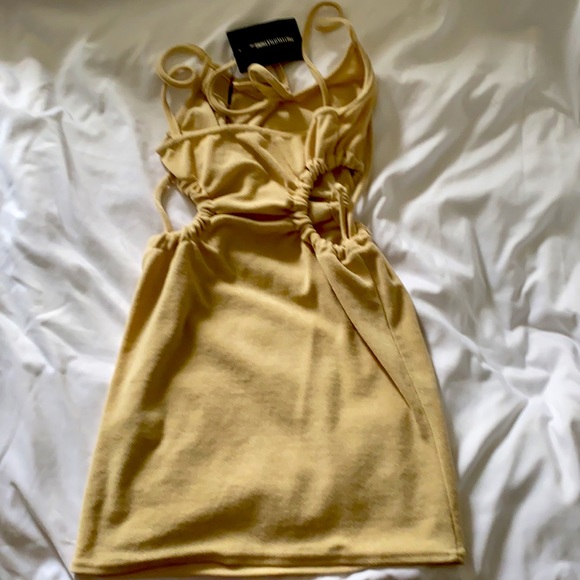 Cut-out side mini dress - Picture 2 of 2